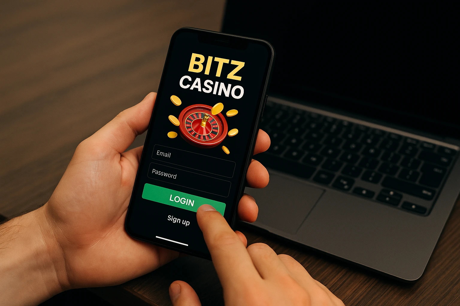 Реєстрація в Bitz Casino